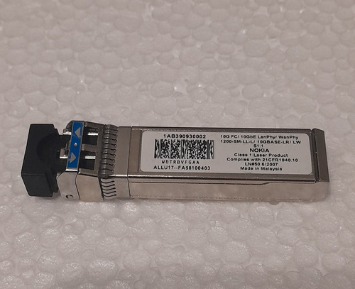 Mini Gbic Sfp Nokia Sfp-10g-lr 1310nm 10km Monomodo Nova (Usado)