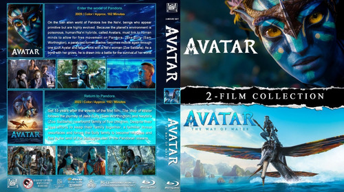 Avatar Y Avatar 2 En Bluray Pack. 2 Discos. Ing/esp. Lat!