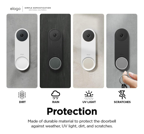 Funda De Compatible Google Nest Hello Video Doorbell ...