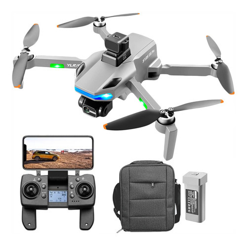Radar profissional de drone para evitar obstáculos Gimbal 4k Gps S135 Cor cinza
