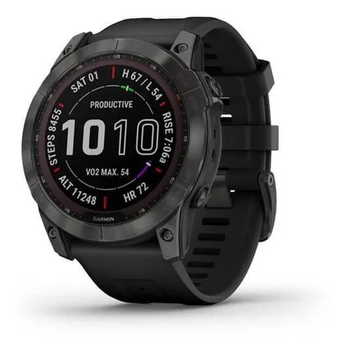 Reloj Gps Garmin Fenix 7x Zafiro Solar Titanio Dlc 51mm Color De