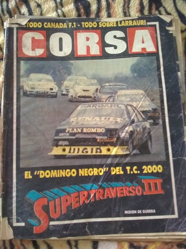 Revista Corsa El Domingo Negro Del Tc 2000 06 1988 N1145
