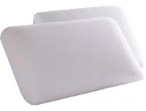 Comprar Almohada inteligente Fiberball Espumas Especiales Sensitive Plain tradicional 63cm x 35cm x 15cm blanca por 2 unidades