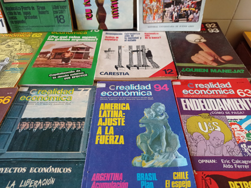 Revista Realidad Económica Y Libros 21 Total Lote (Usado)