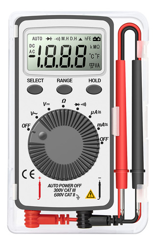 Multímetro Digital De Bolsillo Lcd Ac/dc Auto Portable Voltm
