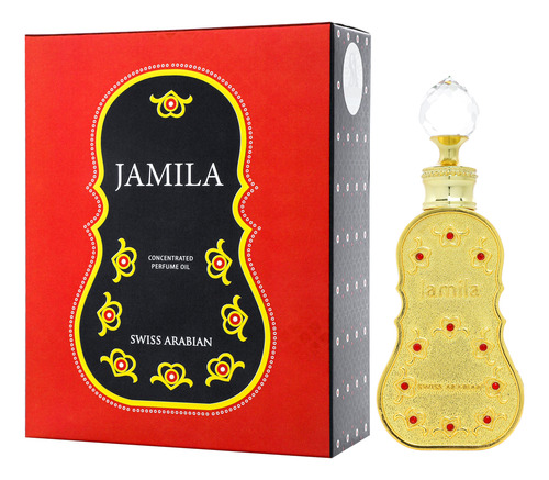 Perfume Swiss Arabian Jamila Para Mulheres 15 Ml De Óleo De