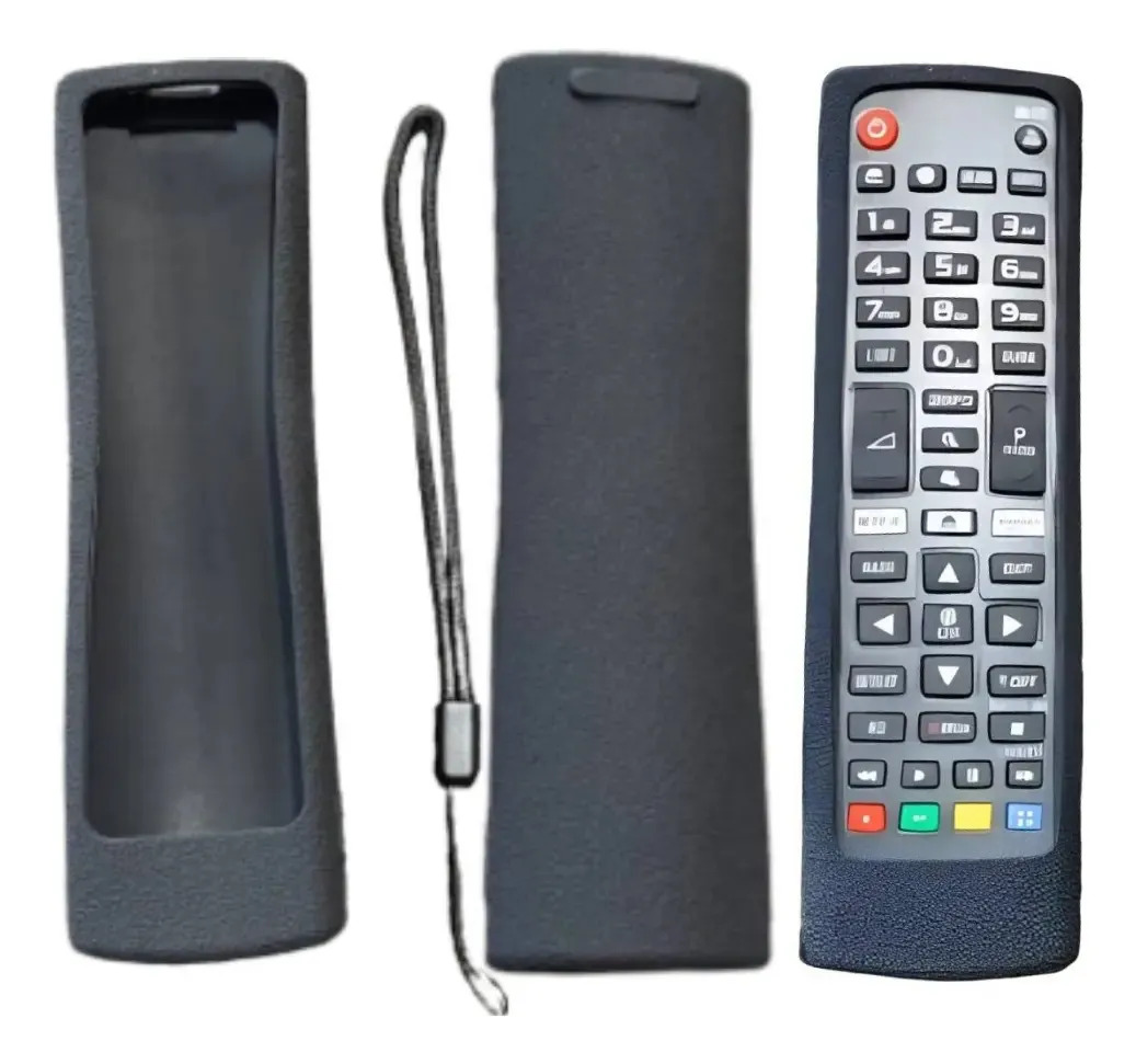 Capinha De Silicone Para Controle Remoto Tv LG Led Smart 4k Preto