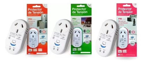 Combo 3 Protectores Tension Heladera Tvled Microondas Stanby