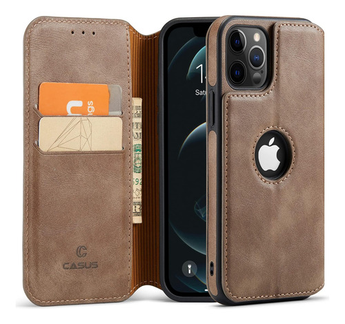 Casus Logo View Compatible Con iPhone 12 Pro Max Funda Tipo