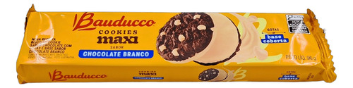 Biscoito Cookie Maxi Branco 96g Bauducco - Kit 3 Un