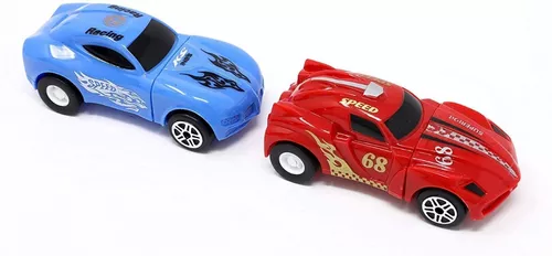 Kit 2 Carros Carrinhos Para Pista Fricção Corrida em Promoção na Americanas