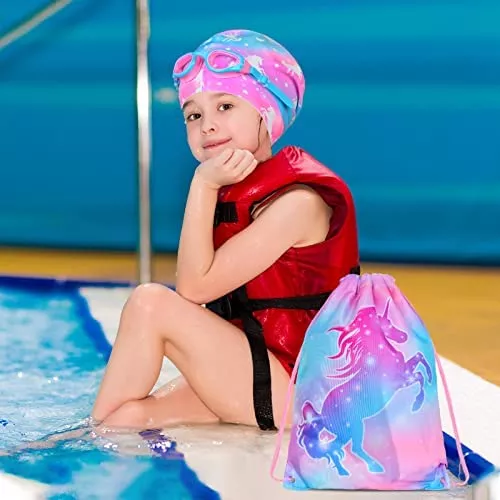 Gorro de natación para niños - Gorro de piscina para niños y niñas