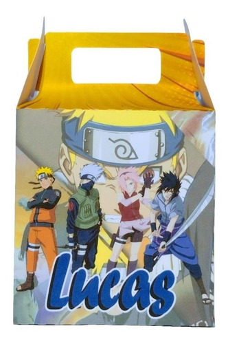 20 Sacolinhas Maletinha Surpresa Naruto