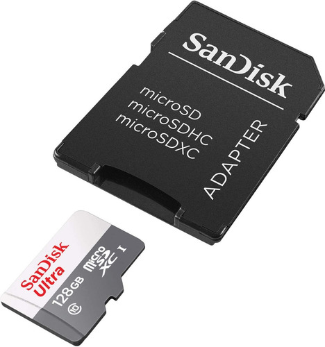  Micro Sd 128gb Sandisk Full Hd Clase 10 Sdsqunr-128g-gn3ma