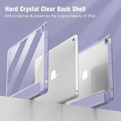 Funda Transparente Con Tapa Soporte Para iPad 6.a Gen