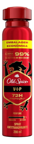 Desodorante Spray Antitranspirante Old Spice Vip 124g