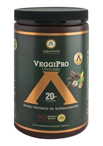 Veggi Pro Chocolate 600 Gr Aquasolar - Aldea Nativa