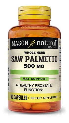 Saw Palmetto Sabal Palmito Prostata 500mg 60 Caps Eg S39 Sabor Nd