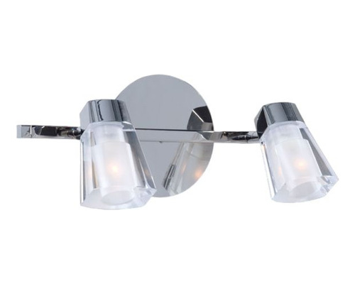 Aplique Pared Virgo 7502 2xg9 Led 7502 Cromo-vidrio