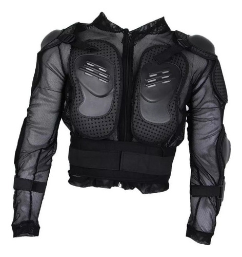 Chaqueta Protectora Armadura De Motorcross Racing Negra