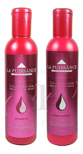 Kit Shampoo + Acondicionador Color Fixing La Puissance 300ml