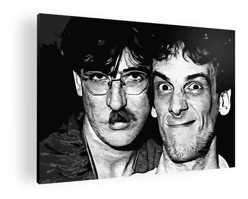 Cuadro Diseño Poster Charly Garcia Y Spinetta 118x84 Mdf