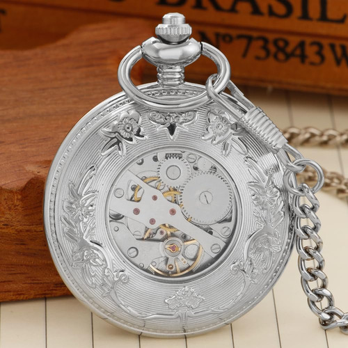 Reloj De Bolsillo Steampunk Personalizado Diseño Cobre Clási Color