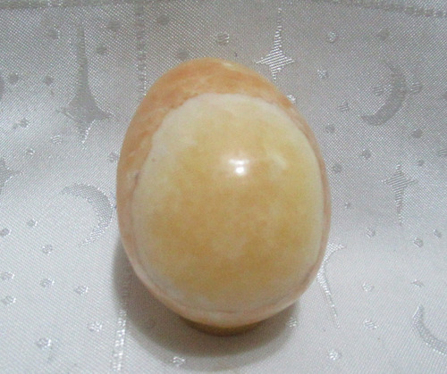 Huevo Piedra Mármol Onix Naranja 5.50cm C/ Soporte (15673) Naranja Claro (Usado)