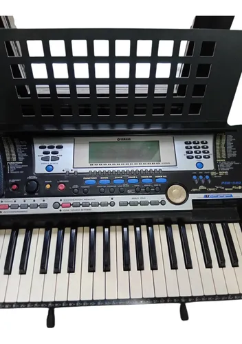 Teclado Yamaha Psr 540 - Musical, 127v, Preto, Com Suporte