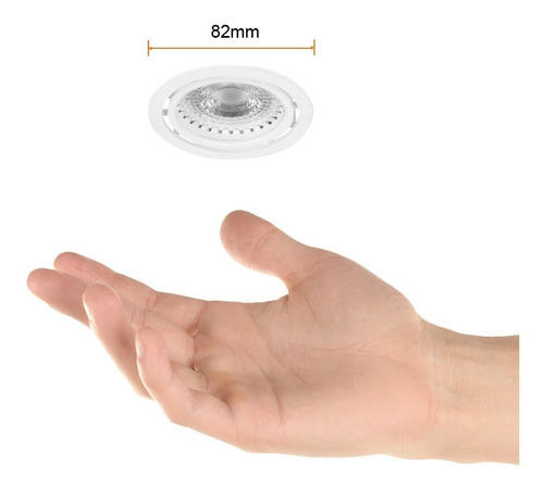 Imagen 4 de 5 de Lámpara De Interior Led Atenuable Empotrar Luz Suave Cálida