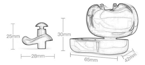 Fs 2 Juego De Tapones Para Los Oídos Para Natación, Rosa