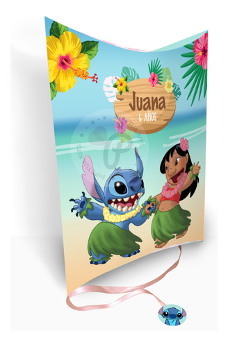 Piñata Lilo Y Stitch Personalizada Cumple Para Golosinas