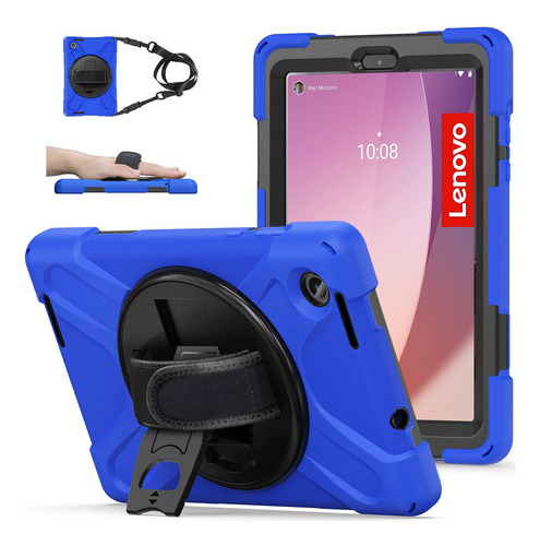 Funda Para Tablet Lenovo Tab M8 4th Gen Tb-300fu 2023 Azul 8