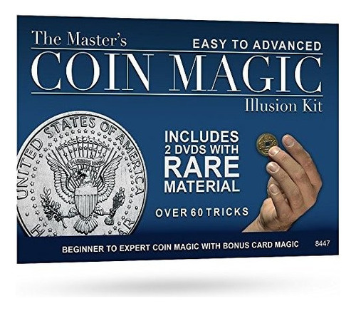 Magic Makers The Master's Coin Magic Illusion Kit: 2 Dvd Co