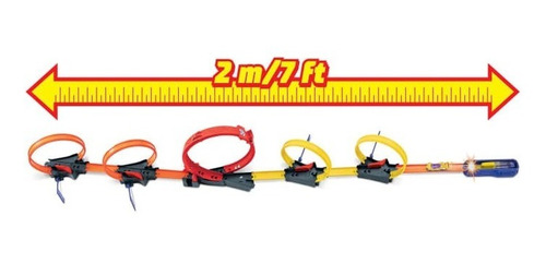 Imagem 2 de 5 de Pista Corrida Multiloop Raceoff + Carrinho Action Hot Wheels