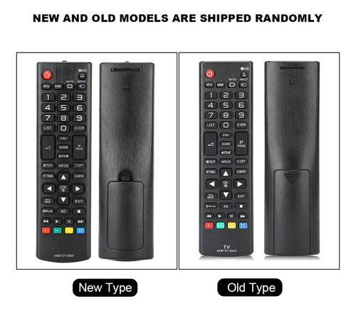 Substituição De Controle Remoto Universal Para Tv Akb7371560