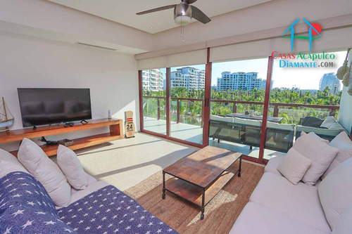 Cad La Isla Java I4. Terraza Con Vista A Los Jardines Y Albercas
