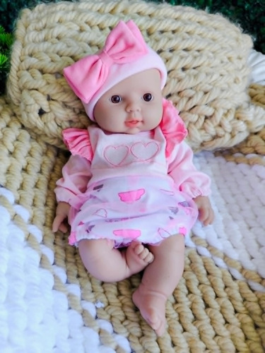 Bebé Reborn Original Silicona Sólida Timia Doll 30 Cm