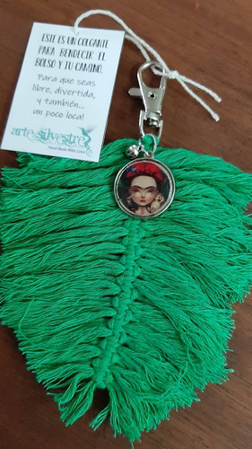 Imagen 4 de 5 de Llavero Y/o Protector Identificador De Bolso Frida Kahlo