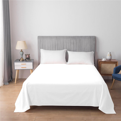 Lençol Virol Cama Casal Malha 100% Algodão Avulso Cor Branco
