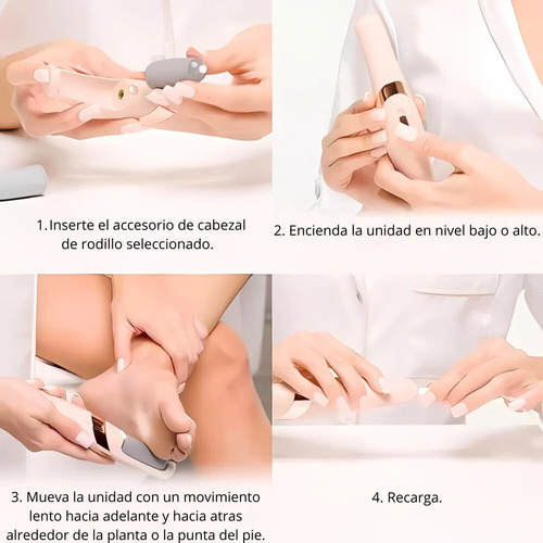 Aparato De Pedicura Eléctrico Con Papel De Lija Para Pies