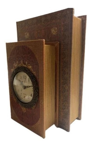 Reloj Mesa Compartimiento Secreto Cafe