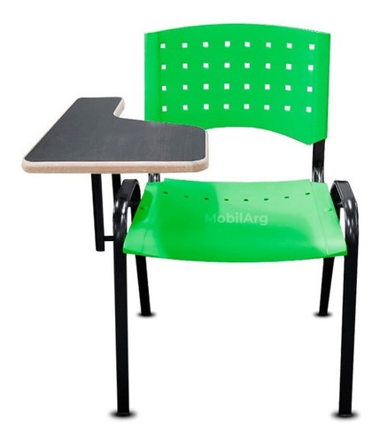 Silla de escritorio Mobilarg Escolar Lisy Pupitre  verde x 4 unidades