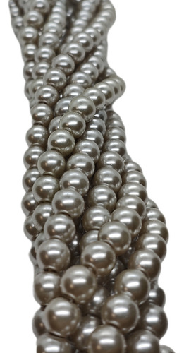 Abalorios Separadores De Perla De Vidrio Sintética Gris 2 8 Mm