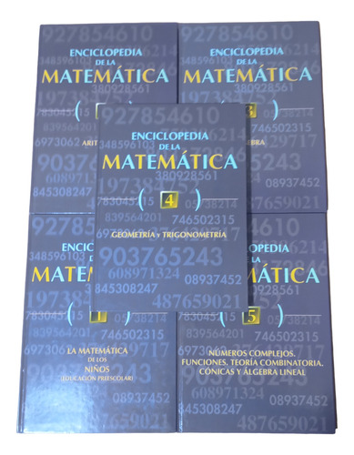 Libro Enciclopedia De La Matematicas ( 5 Tomos )  Algebras