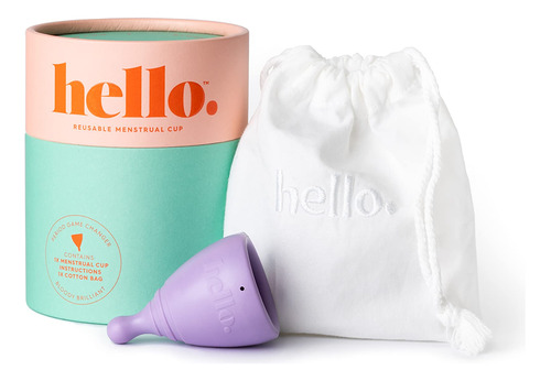 The Hello Cup Taza Menstrual Extra Pequena, Sin Bpa, Reutili