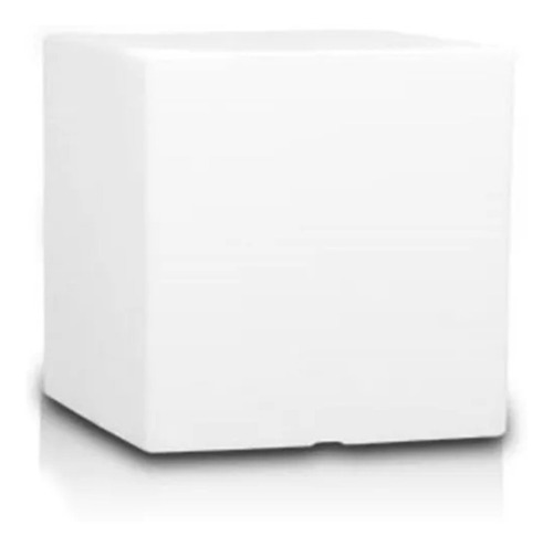 Puff Cubo Rotomoldeado Plastico 50cm Luz Led / 220 W