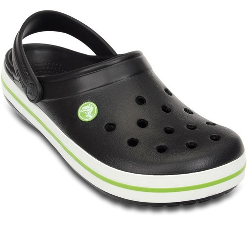 Total 120+ imagen crocs negras con verde