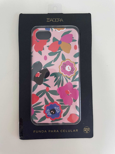 Carcasa Funda Flores Rosa Estampada Isadora iPhone 6, 7 Y 8