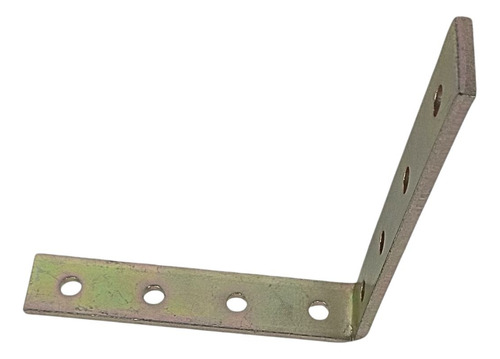 Chapa Grossa Perfurada Mão Francesa Reforçada 20x100x4mm Aço